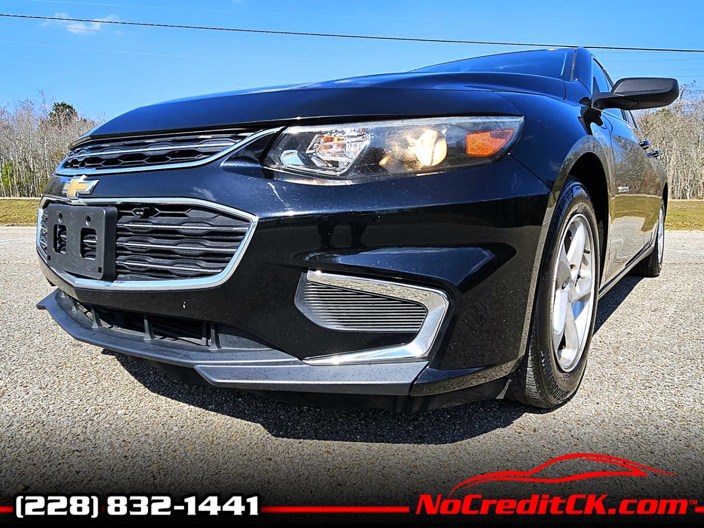 2016 Black Chevrolet Malibu LS (1G1ZB5ST4GF) with an 1.5L L4 DOHC 16V engine, 6A transmission, located at 18001 Kellogg Rd, Saucier, MS, 39574, (228) 832-1441, 139.421463, -76.641457 - Photo#0